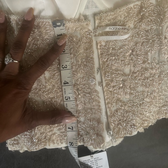 Martina Liana Cayla corset. Champagne beads. In good condition. - Picture 10 of 12
